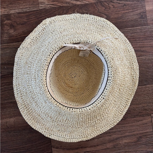 FLORABELLA Marcella Crochet Raffia Hat with Ribbon Trim - Picture 6 of 13